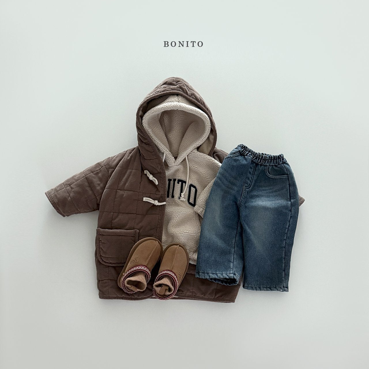 【予約】golden duffel coat /  bonito (12m-JM)