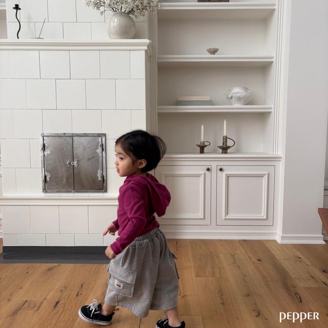 【予約】バミューダパンツ / pepper (XS-XL)버뮤다건빵