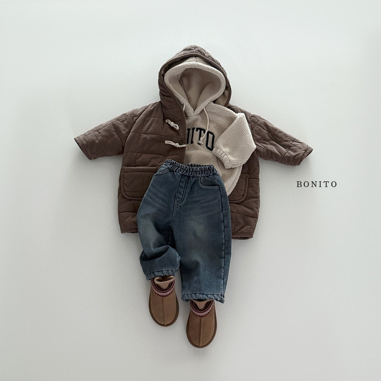【予約】golden duffel coat /  bonito (12m-JM)