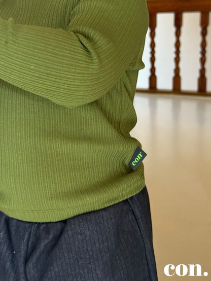 【予約】ソフトリブT / con. (XXS-M)말랑 골지