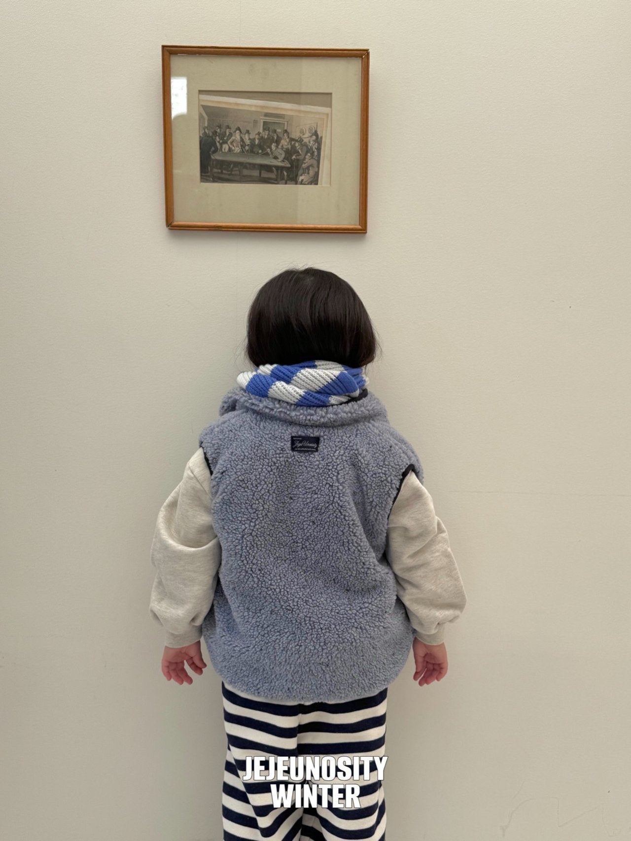 【予約】white boa vest / jejeunosity (XS-JM) 백덤블링