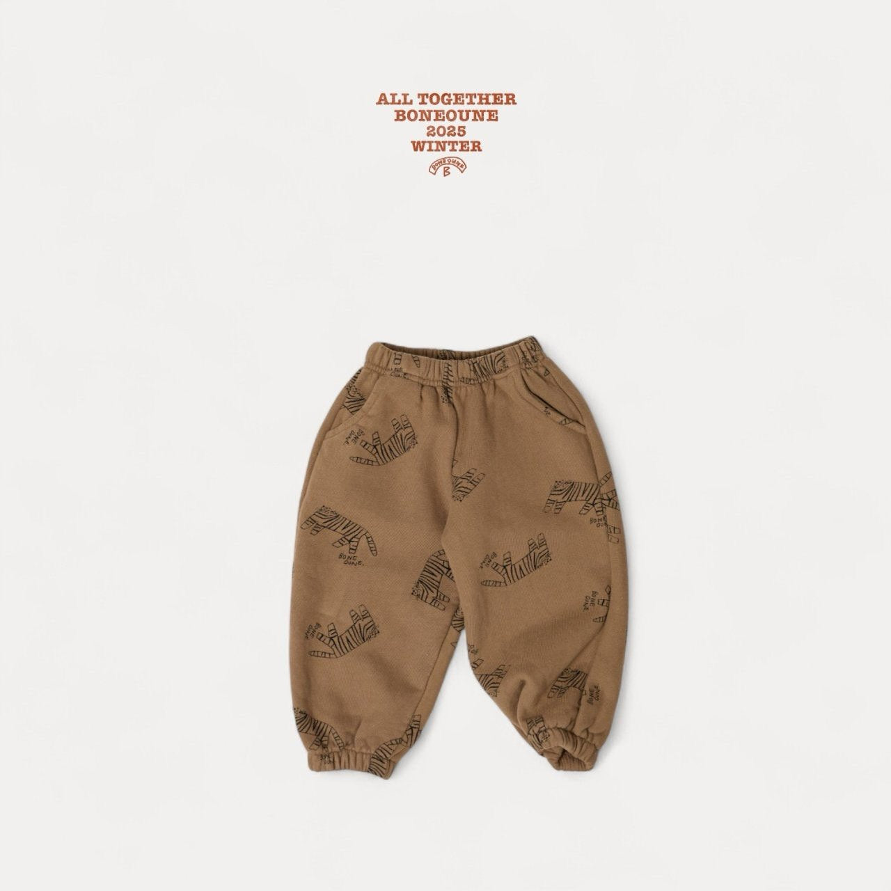 【予約】tiger jogger pants  / boneoune (XS-JL)