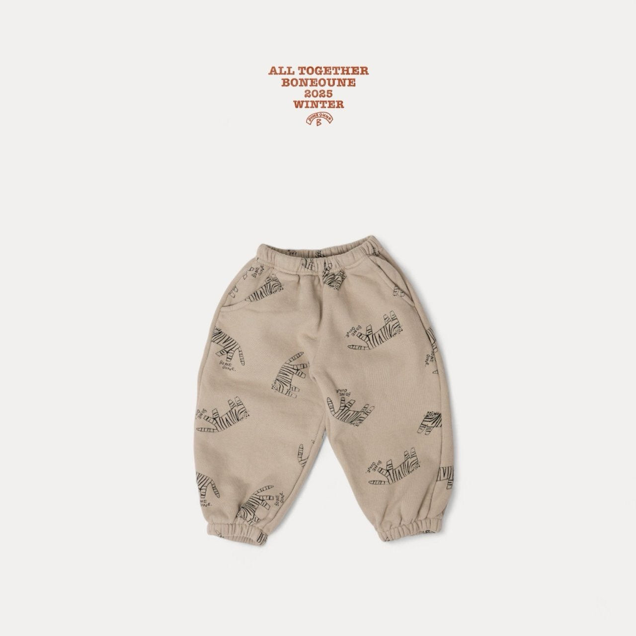 【予約】tiger jogger pants  / boneoune (XS-JL)