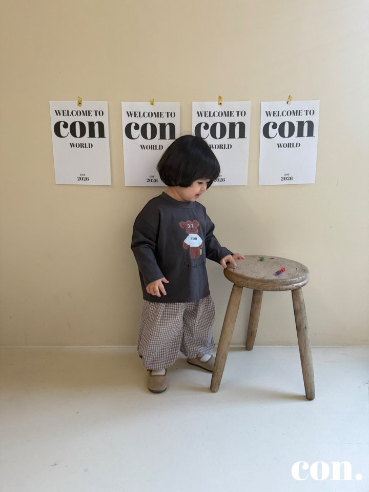 【予約】チェックパンプキンパンツ / con. (XXS-M)