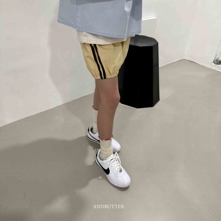 【予約】Line Balloon pants / andbutter(S-JM)