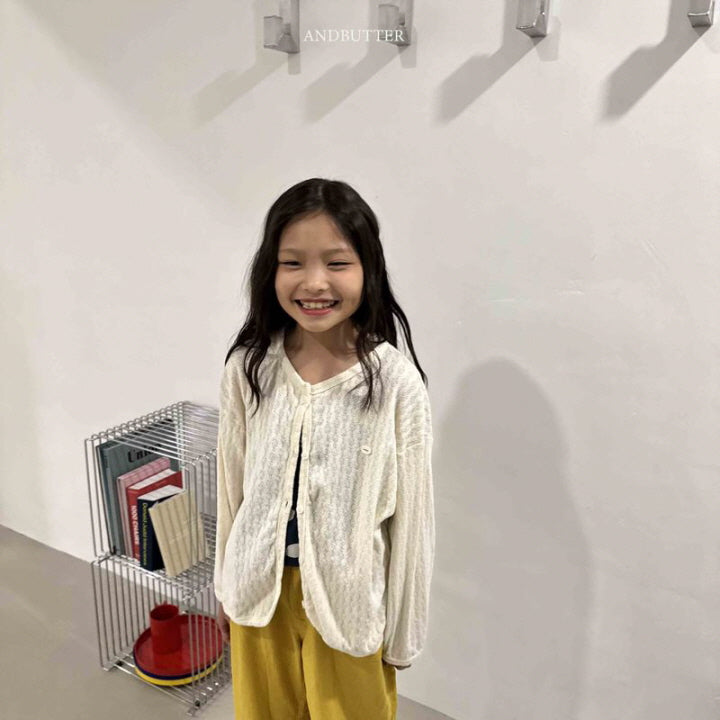【予約】Light cardigan / andbutter(S-JM)