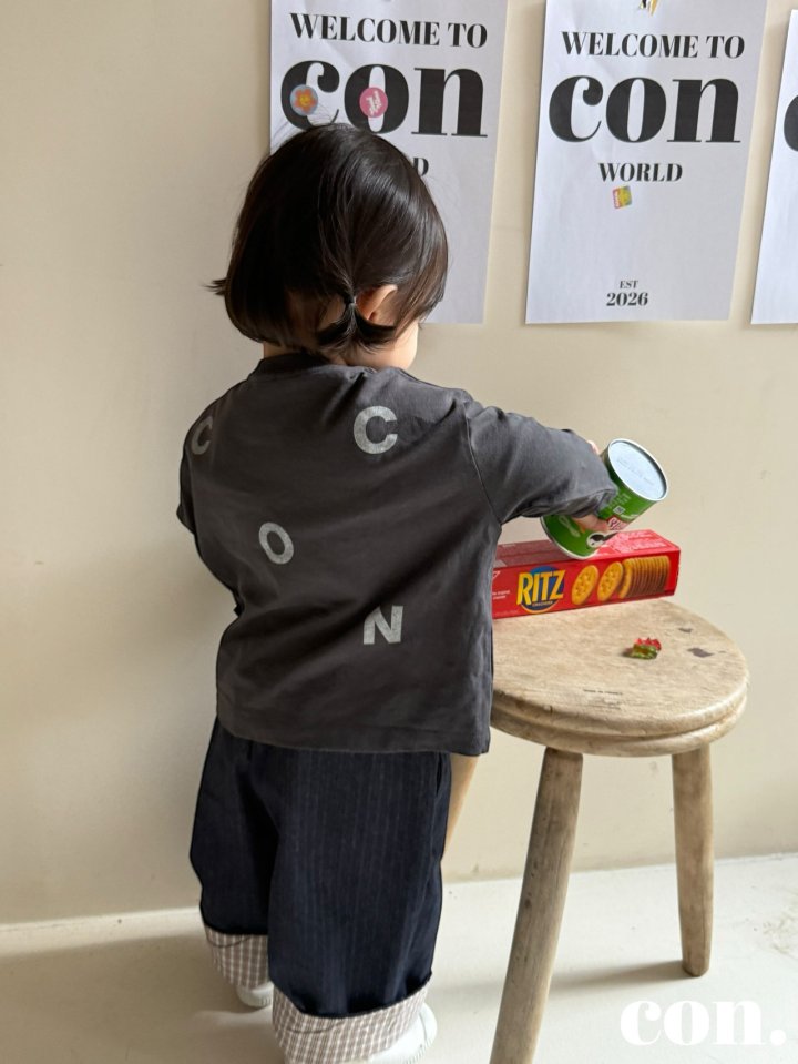 【予約】con.ロゴTシャツ / con. (XXS-M)