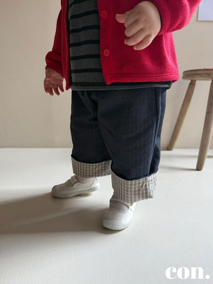 【予約】ロールアップデニム / con. (XXS-M)