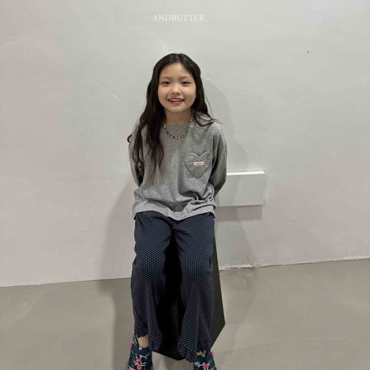 【予約】Dot frill pants / andbutter(S-JM)