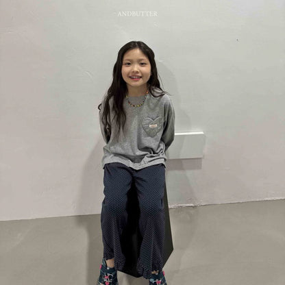 【予約】Dot frill pants / andbutter(S-JM)