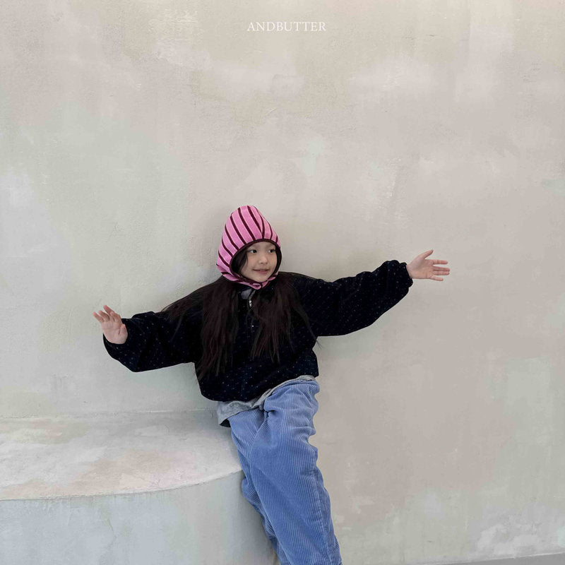 【予約】Love Ring Corduroy Pants  /  andbutter (S-JM)