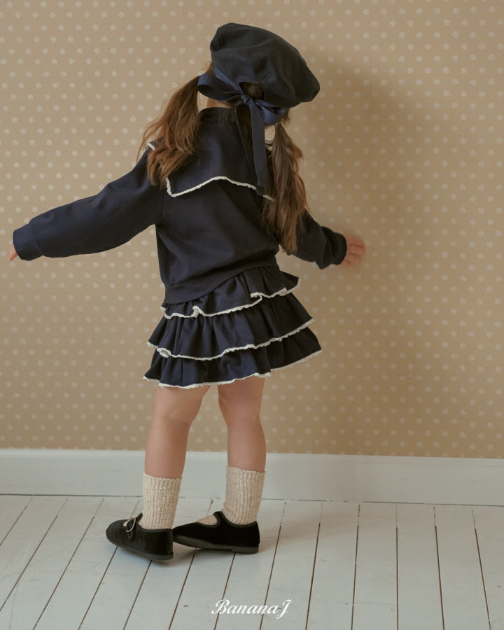 【予約】ベリーカンカンスカート / bananaj (XS-JS)