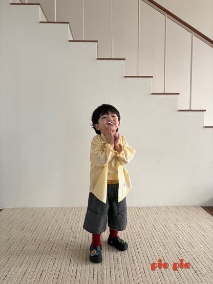 【予約】ポケットデニムハーフパンツ / pie (XS-XL)