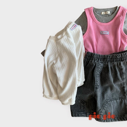 【予約】ポケットデニムハーフパンツ / pie (XS-XL)