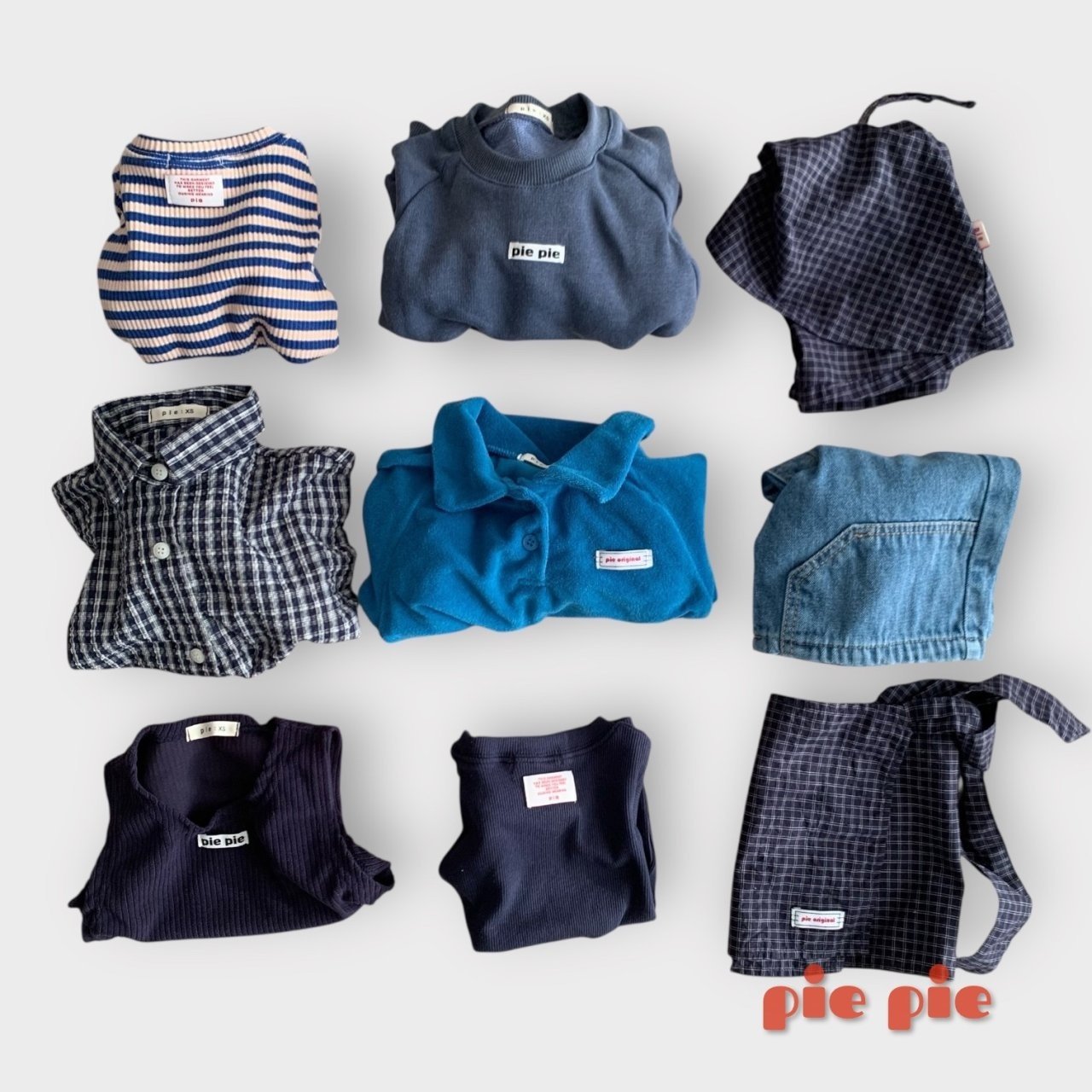 【予約】ポケットデニムハーフパンツ / pie (XS-XL)