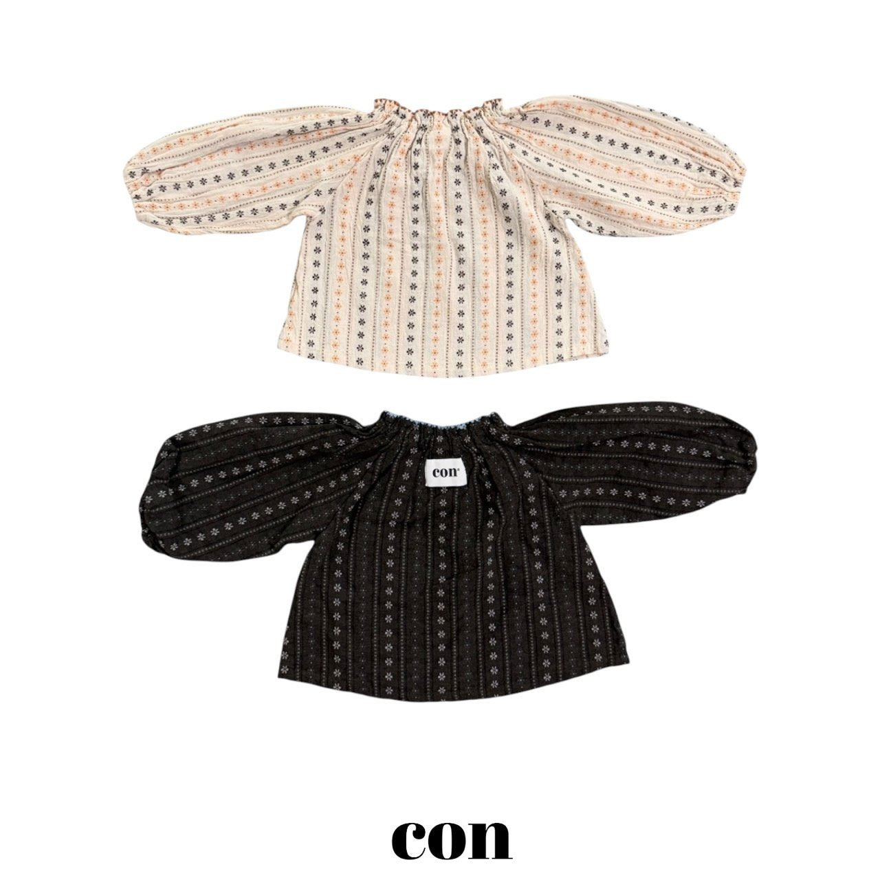 【予約】mellow blouse /  con