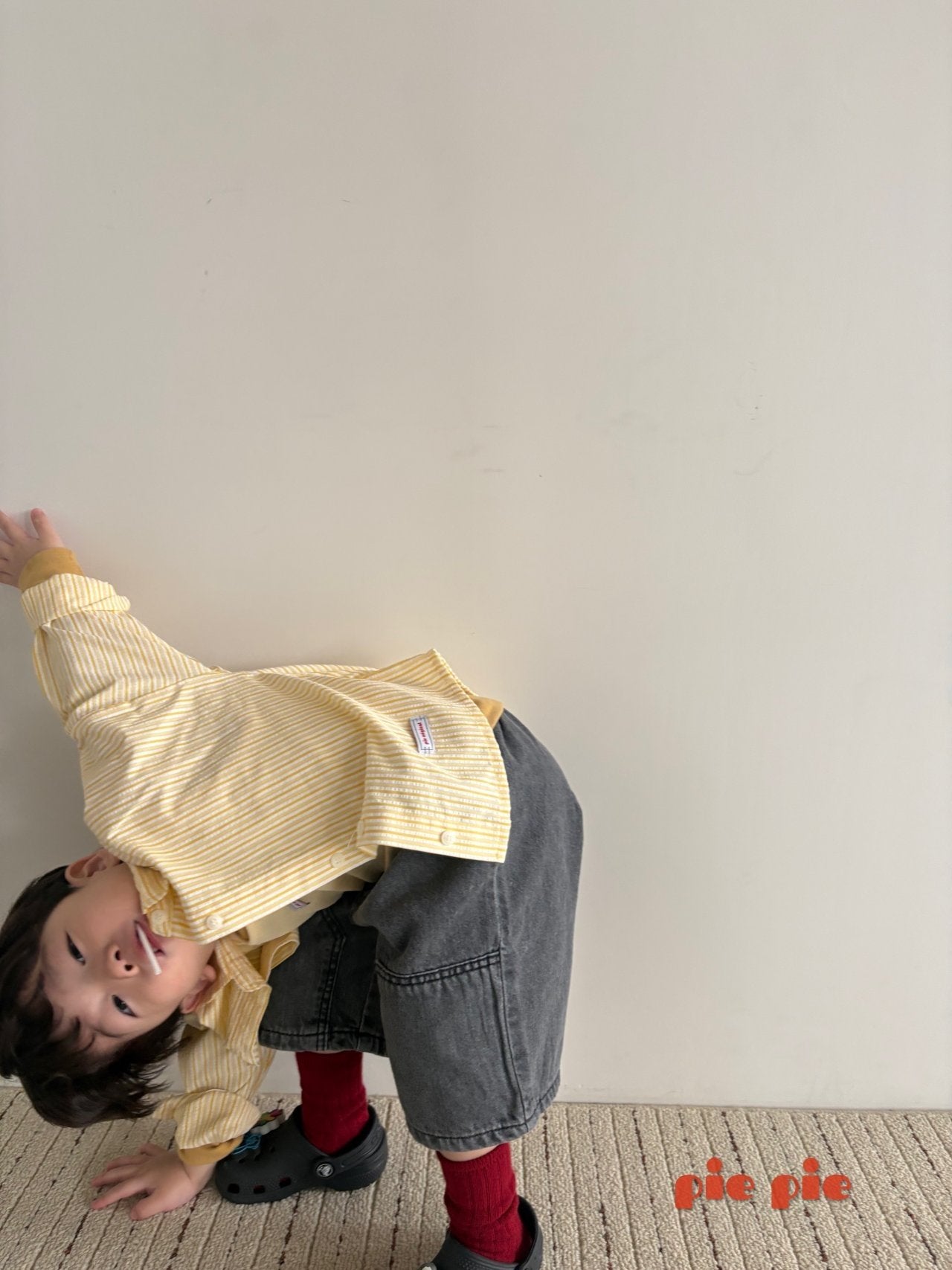 【予約】ポケットデニムハーフパンツ / pie (XS-XL)