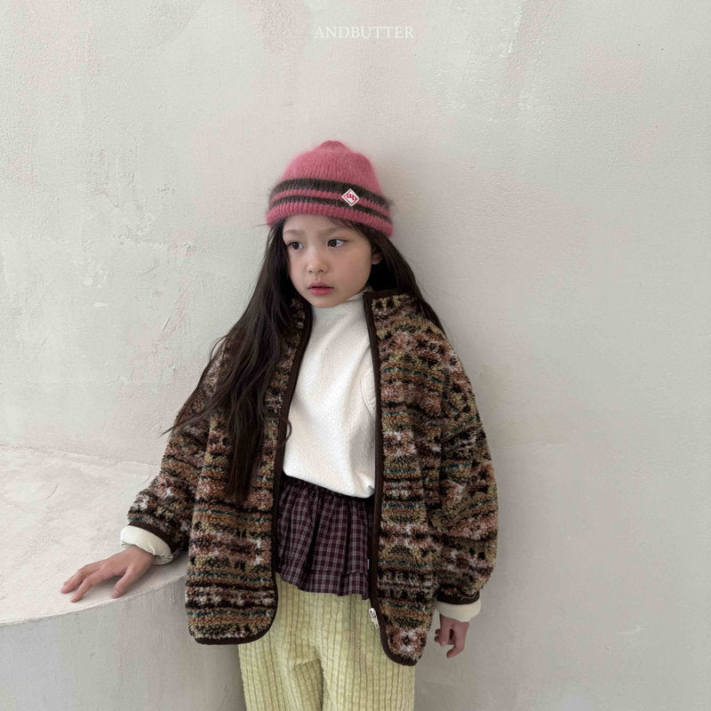 【予約】Nordic Line Jumper   /  andbutter (S-JM)