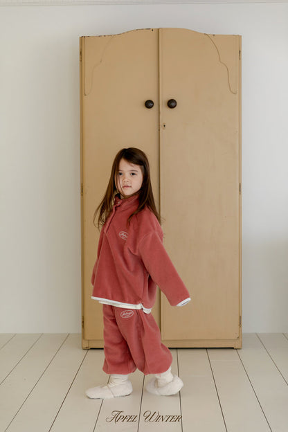 【予約】soft fleece anorak / apfel (S-JL) 달콤솜