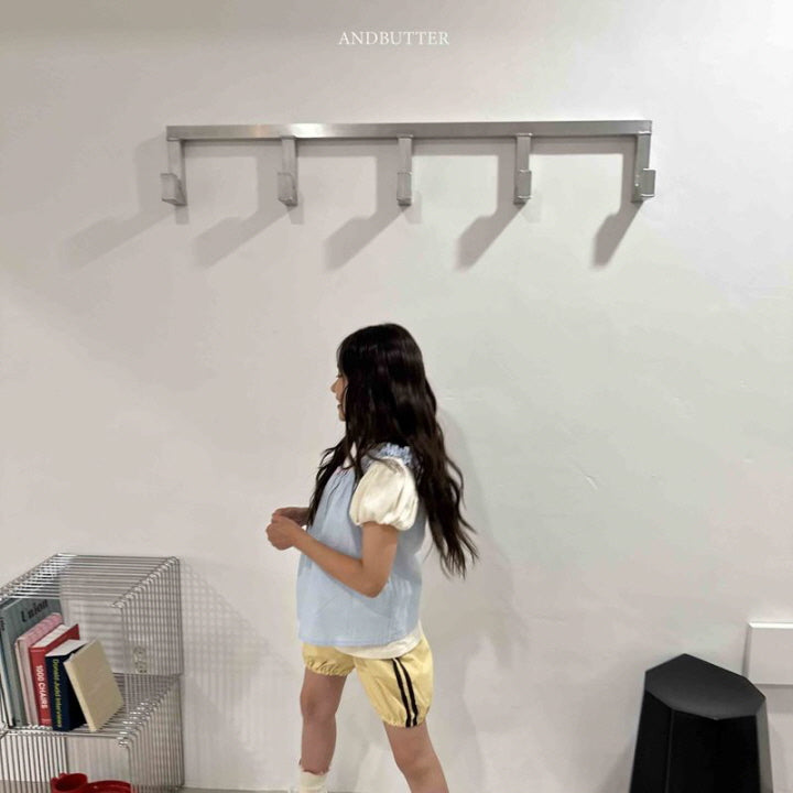 【予約】Shirring sleeveless  / andbutter(S-JM)