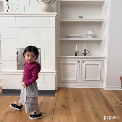 【予約】バミューダパンツ / pepper (XS-XL)버뮤다건빵