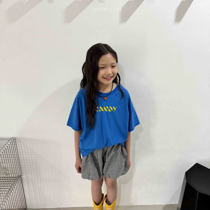 【予約】Check Balloon pants / andbutter(S-JM)