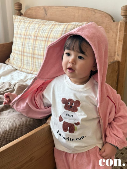 【予約】ベアTシャツ / con. (XXS-M)