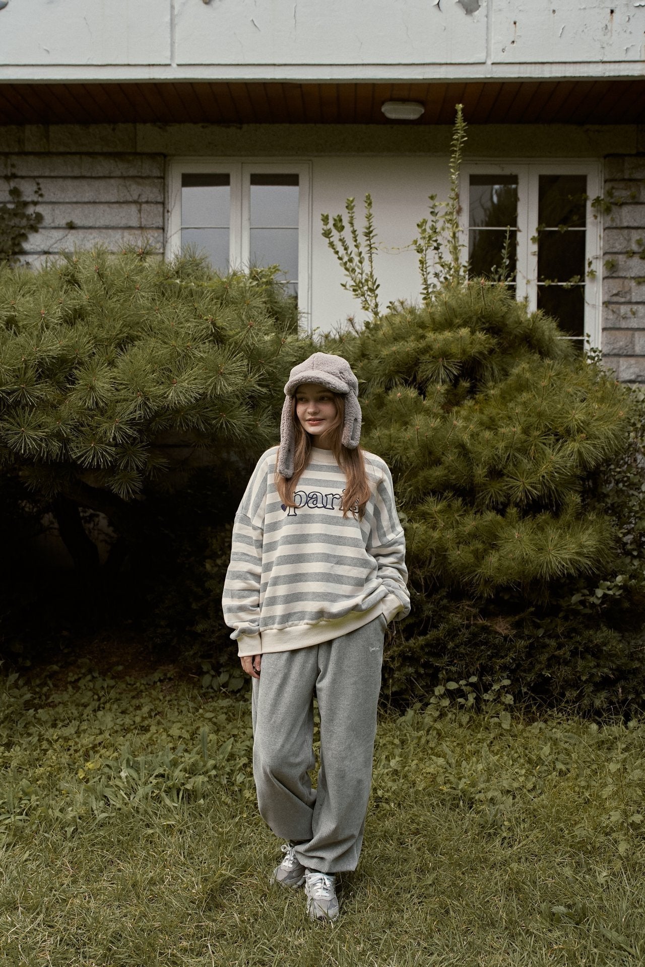 【予約】velour jogger pants  /  momoann (5-17号, Adult)