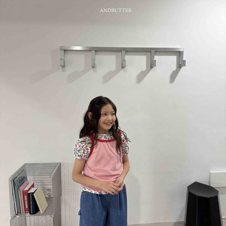 【予約】Eyelet puff T / andbutter(S-JM)