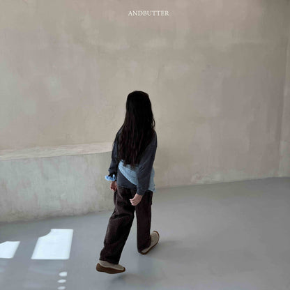 【予約】Puffy Corduroy Pants  /  andbutter (S-JM)