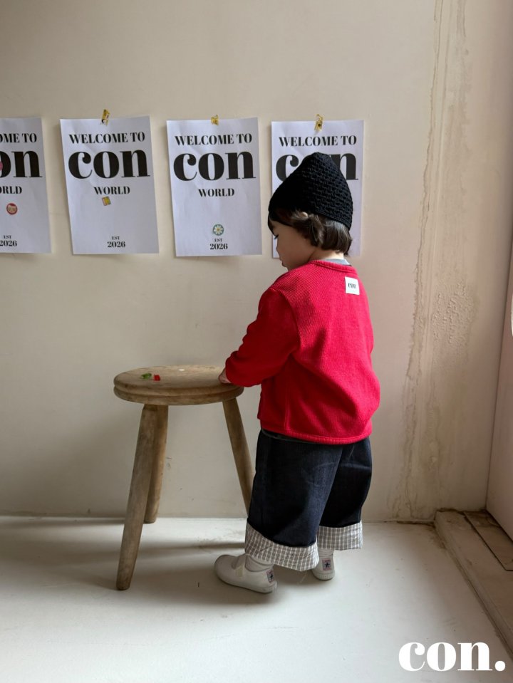 【予約】ロールアップデニム / con. (XXS-M)