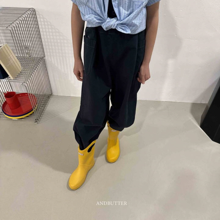 【予約】embroidery jumpsuit / andbutter(S-JM)