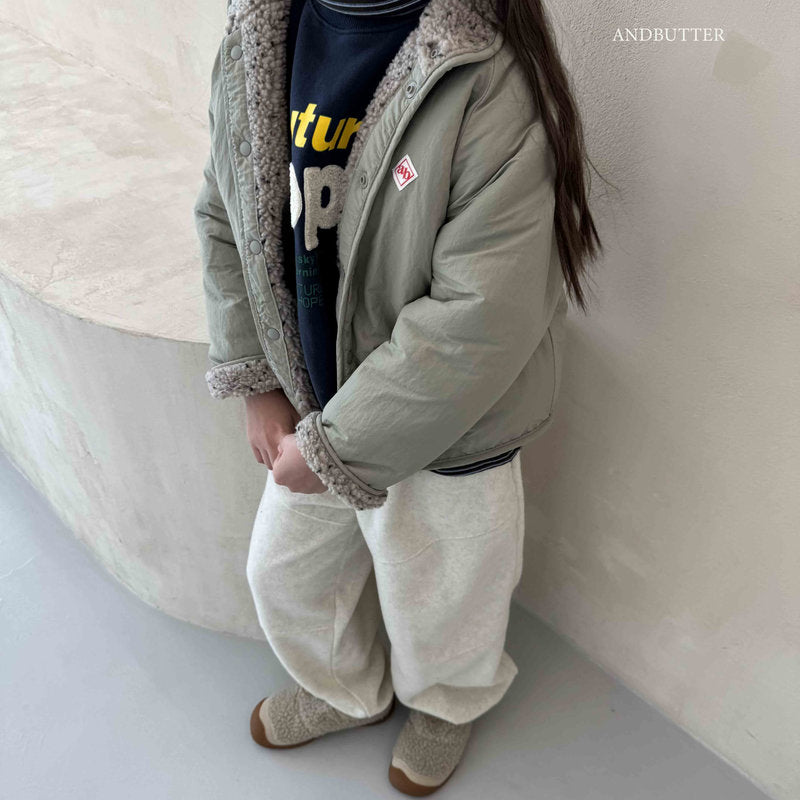 【予約】Neff Reversible Jumper   /  andbutter (S-JM)