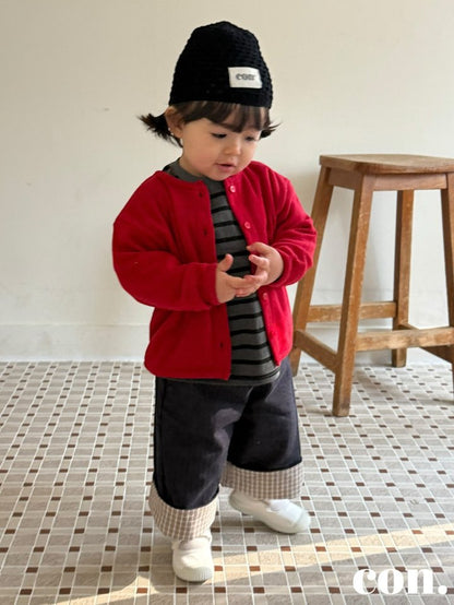 【予約】ピグメントボーダーTシャツ/ con. (XXS-M) 피그페이보릿