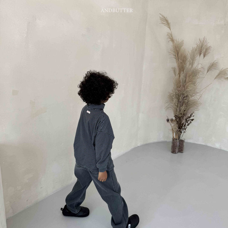 【予約】Ribby Black Pants  /  andbutter (S-JM)
