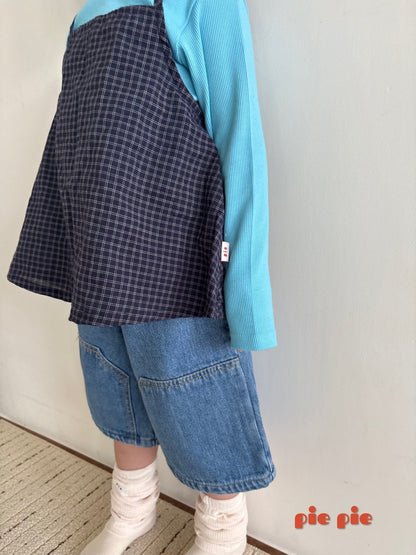 【予約】ポケットデニムハーフパンツ / pie (XS-XL)