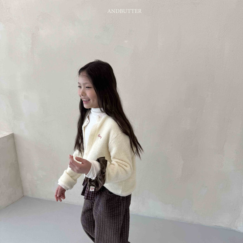 【予約】Creamy Cardigan  /  andbutter (S-JM)