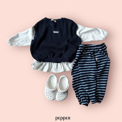 【予約】ヨヨボーダージョガー　/ pepper (XS-XL)