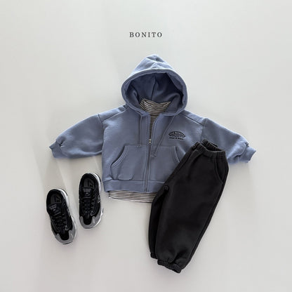 【予約】front line hood zipup  /  bonito 앞절개후드