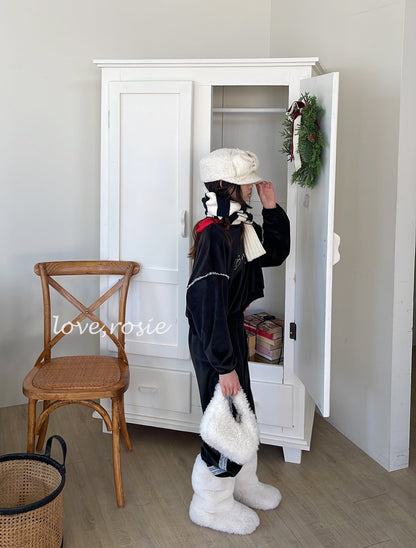 【予約】Bonjour velvet set / love rosie (L-3XL)