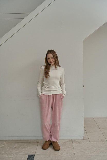 【予約】velour jogger pants  /  momoann (5-17号, Adult)