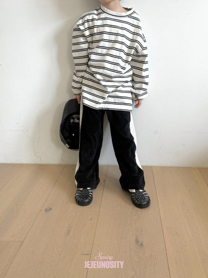 【予約】ストライプロングTシャツ / jejeunosity (XS-JM)마에스트로옹티
