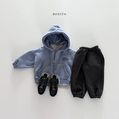 【予約】front line hood zipup  /  bonito 앞절개후드
