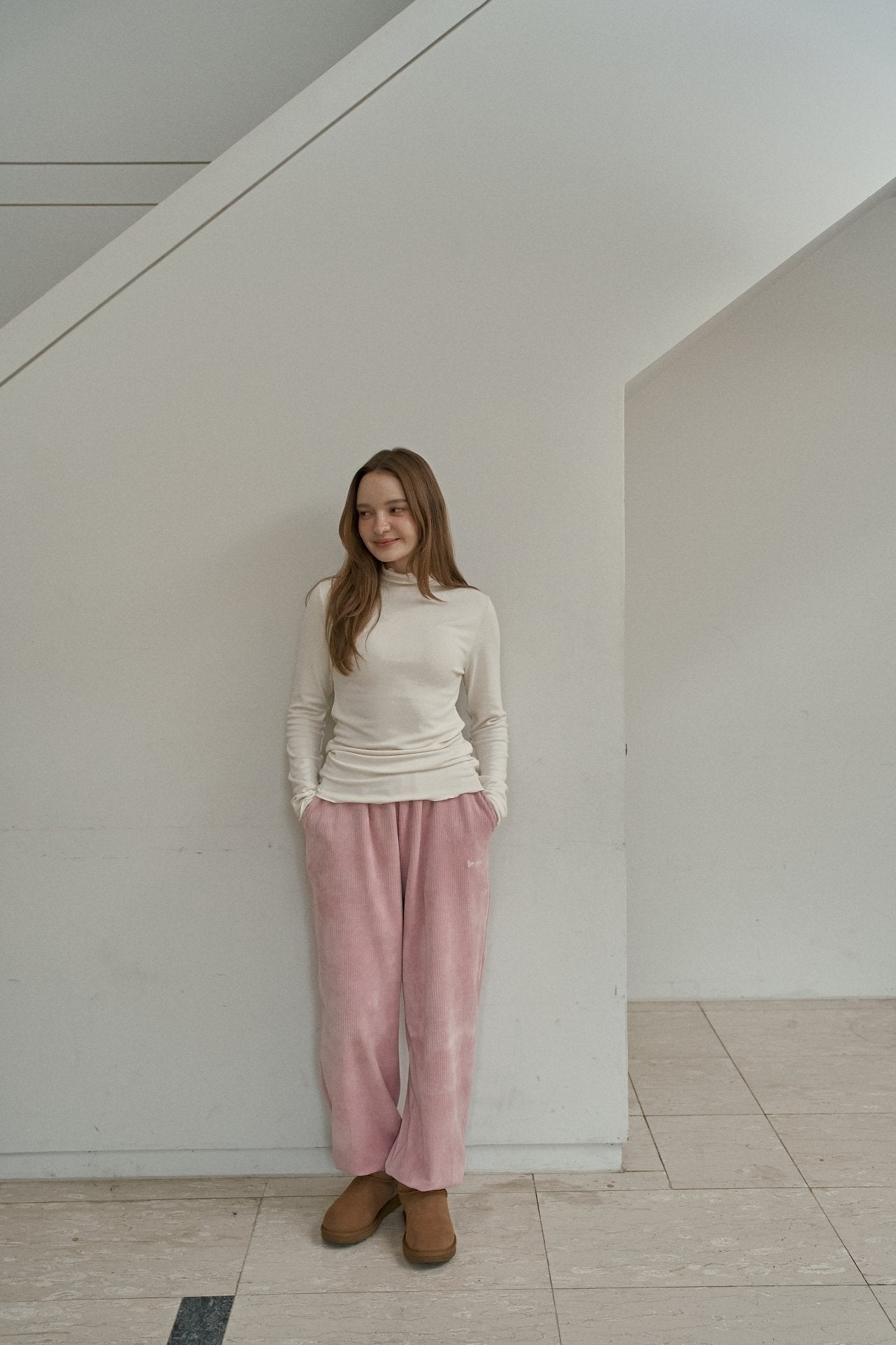 【予約】velour jogger pants  /  momoann (5-17号, Adult)