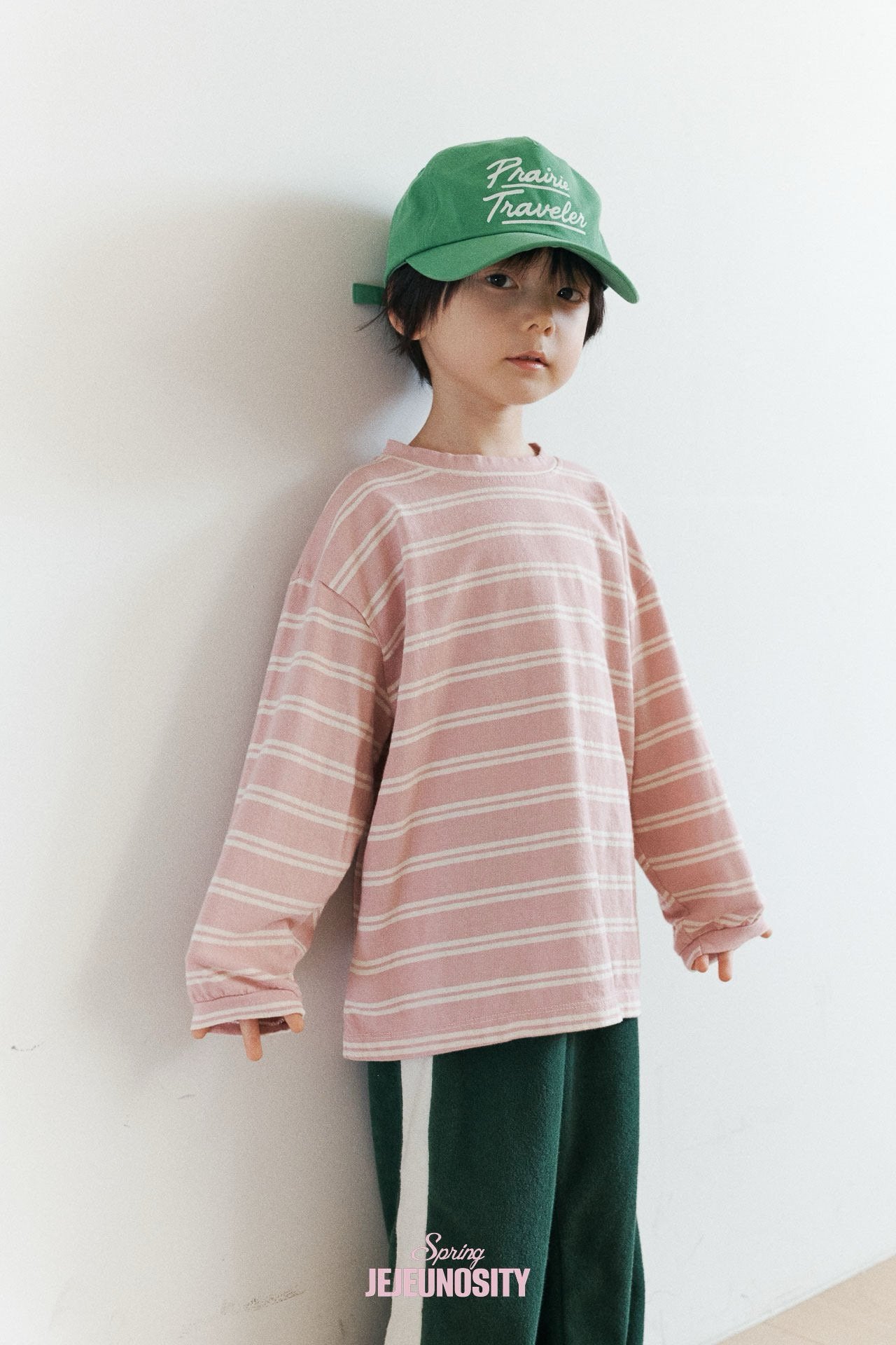 【予約】ストライプロングTシャツ / jejeunosity (XS-JM)마에스트로옹티
