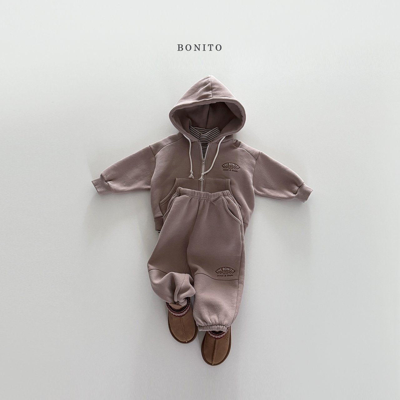 【予約】front line hood zipup  /  bonito 앞절개후드