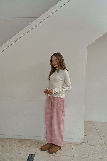 【予約】velour jogger pants  /  momoann (5-17号, Adult)