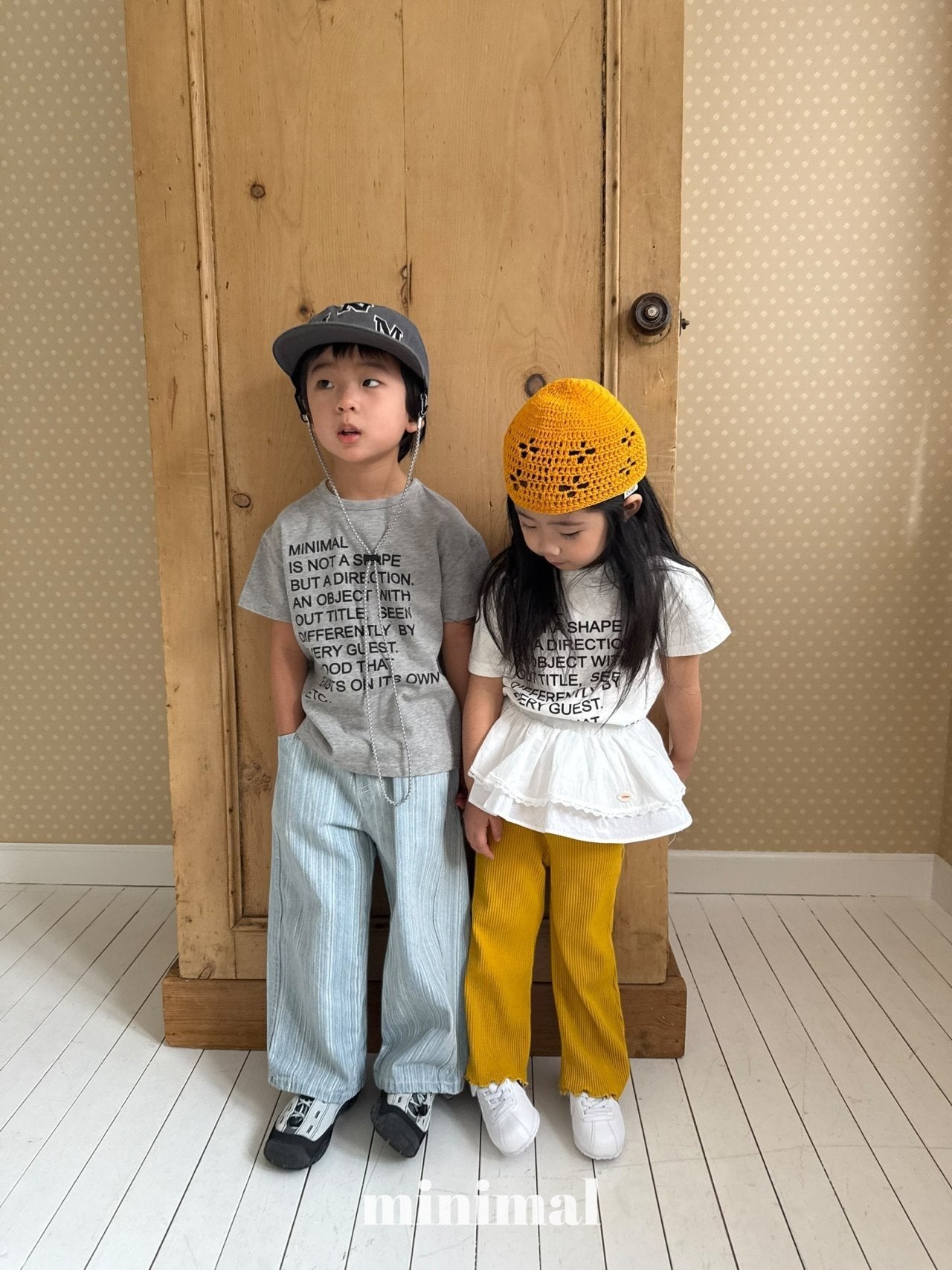 【予約】レターTシャツ / minimal (S-JM/Adult)