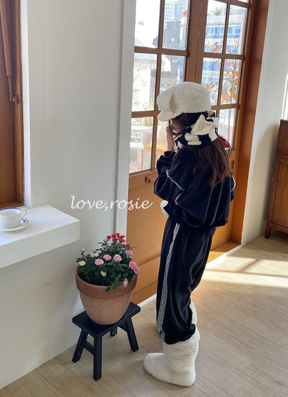 【予約】Bonjour velvet set / love rosie (L-3XL)