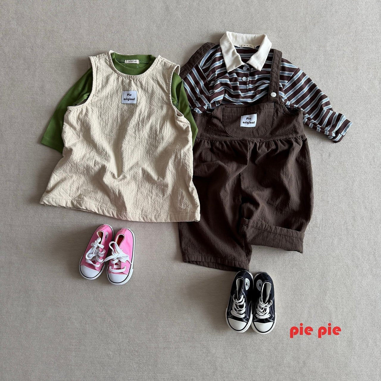 【予約】marshmallow border T  / pie (XS-XL)